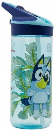 Stor Kinderflasche Blau Kunststoff Tritan Premium Bluey 620ml