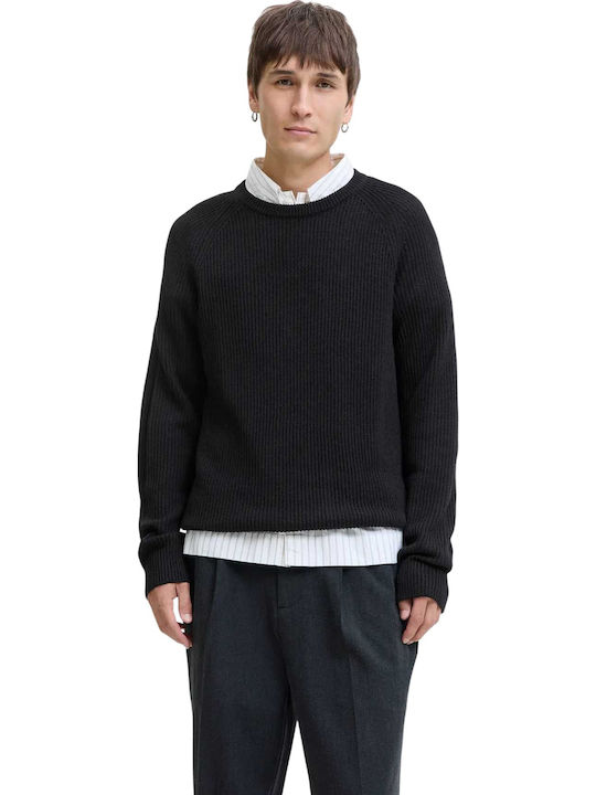 Jack & Jones Pulover Mânecă Lungă Negru