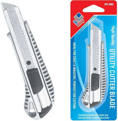 Cuțit Retractabil Cu Lamă De 18 Mm Blocare Automată Vârf Ascuțit Metal Cuțit Retractabil Cu Lamă De 18 Mm Blocare Automată Vârf Ascuțit Metal