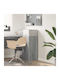 Office Storage Chipboard Cabinet Grey Sonoma L38xW34.5xH75cm