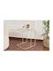 Square Side Table Metal Brown L47xW57xH46cm.
