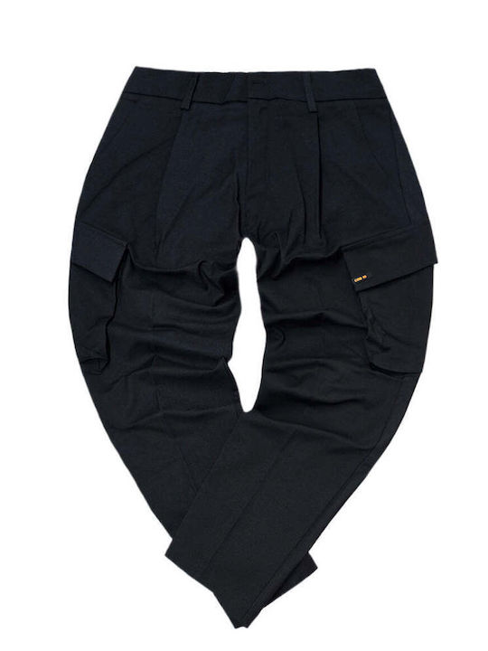 Pantaloni Chino cu Croială Normală Black