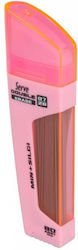Mechanical Pencil Leads 80 Pieces 0.7 2B Pink Erasers Double Serve Mechanical Pencil Leads 80 Pieces 0.7 2B Pink Erasers Double Serve