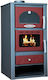 Thermosteel Steel Wood Stove with Oven 13.5kW G...