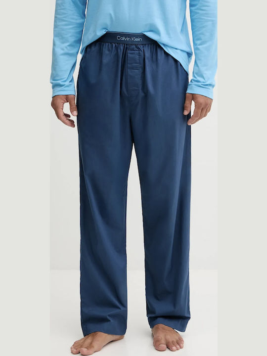 Calvin Klein Летно Мъжко панталонче на пижама Blue