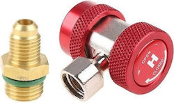 Car Reservoir & Fuel Caps Freon Filling Adapter H Car