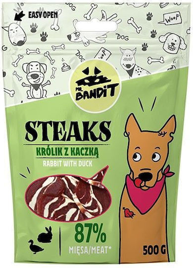 Mr. Bandit Dog Treat with Rabbit, Duck, Meat and Cod 500gr