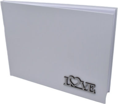 Hochzeitswunschbuch ''love'' Weiß