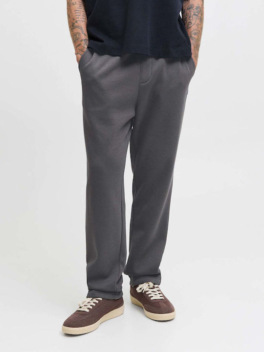 Jack & Jones Παντελόνι Φόρμας Γκρι Σκουρο