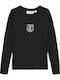 Kids Long-sleeved Black Top