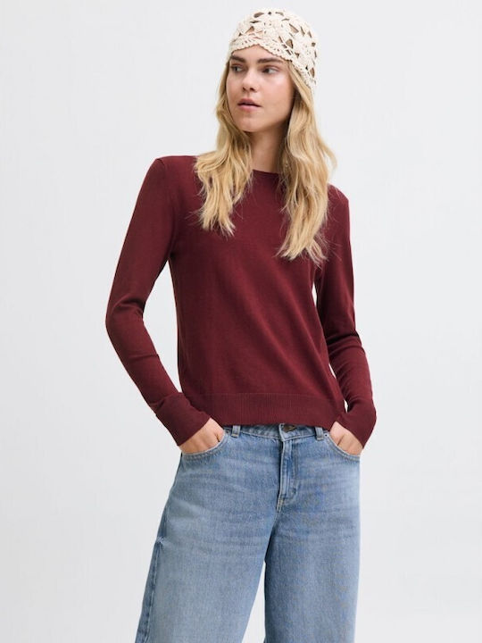 Jack & Jones Γυναικείο Πουλόβερ Cabernet