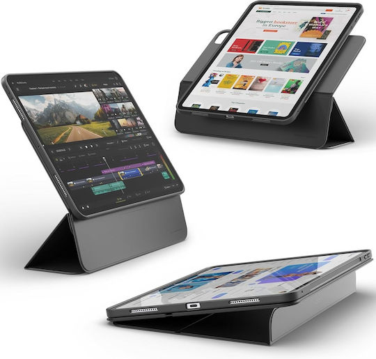 Dexnor iPad Pro 13" 2024 7-мо Поколение – Магнитен Калъф С Функция Стойка Черен