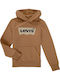 Kinder-Sweatshirt mit Kapuze Beiges Batwing