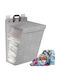 Verk Group Καλάθι Απλύτων Υφασμάτινο Πτυσσόμενο 57x40x15cm Γκρι