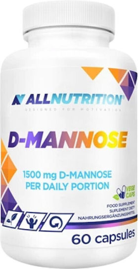 AllNutrition Д-маноза 500мг Специално Хранително Добавка 60 Капсули
