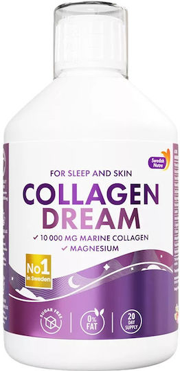 Swedish Nutra Collagen Dream with Hyaluronic Acid 500ml Natural Berry