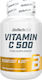 Biotech USA Vitamin C 500 Βιταμίνη για Ενίσχυση του Ανοσοποιητικού, τo Δέρμα & Αντιοξειδωτική δράση Strawberry-orange-blueberry 120 μασώμενες ταμπλέτες