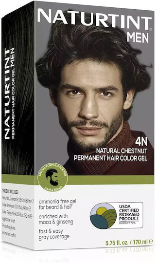 Naturtint Vopsea De Păr Fără Amoniac 4n Castaniu Natural