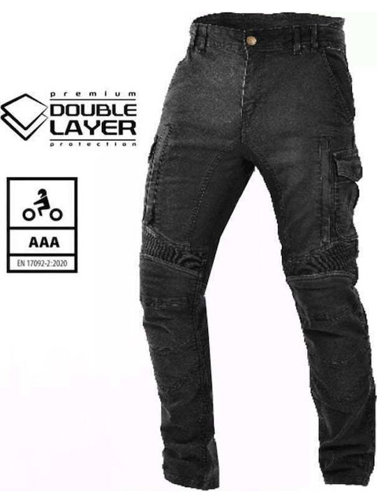 Pantaloni De Călărie Trilobite Acid Scrambler 2.0 Negru Doublelayer Aaa