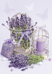 Colour Cage Lavender A4 Elastic File Folder