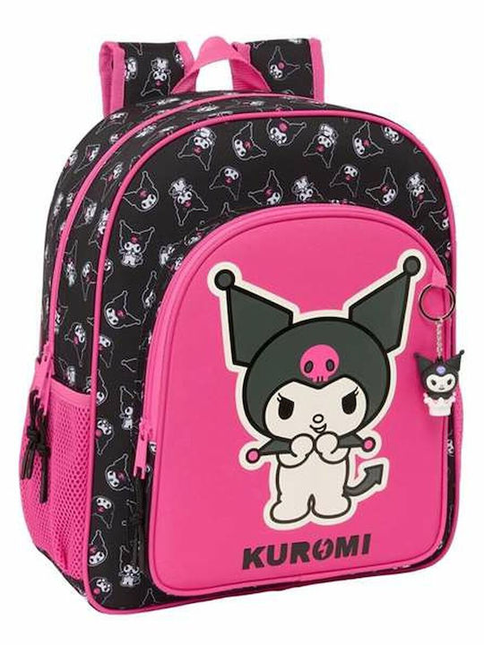 Safta Schulranzen Rucksack Schwarz mit Flaschenhalter