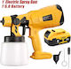 Sprayer Adjustable Flow Control Easy To Clean Type 1 Battery Powered Paint Spray Gun with 1lt Container AWDDBWCRB4ELSF