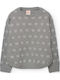 Kinderpullover Langarm grau