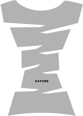 Oxford Οδοντωτό Προστατευτικό Ρεζερβουάρ – Ασημί Αυτοκόλλητο Ρεζερβουάρ Μοτοσυκλέτας 207x145mm Universal Εφαρμογή