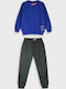Kids Sweatpants Set Anthracite 2pcs