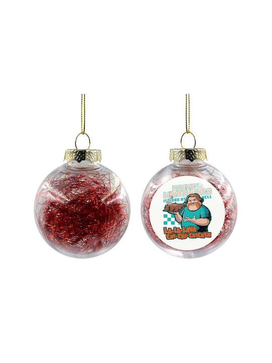Steves Lava Chicken Ornament suspendat Glob Pla...