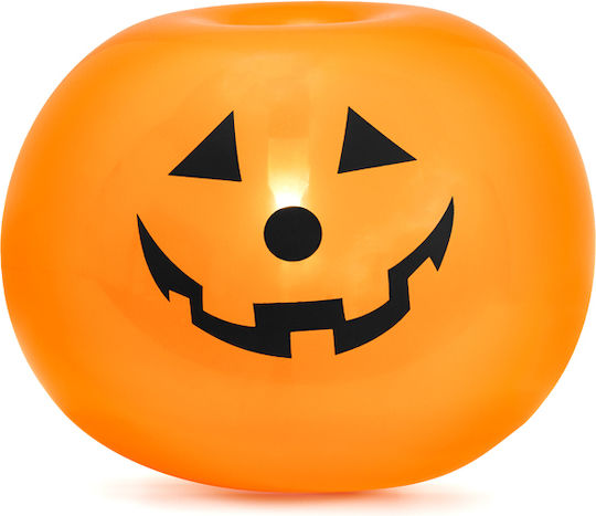 Σετ 5 Μπαλόνια Halloween Latex Πορτοκαλί με Led