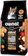 Ownat Dry Food for Senior Sterilized Cats with Chicken / Turkey / Meat 1.5kg