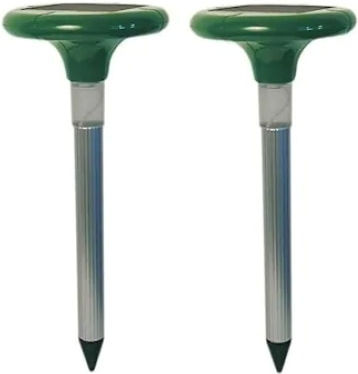 Set 2 Lămpi Solare cu Verde Lumină