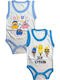 Esthisis Body-uri Set Body pentru Bebeluși Fără mâneci Multicolored 2buc