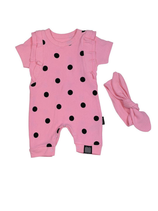 Esthisis D2004 Body pentru Bebeluși Mâneca scurta Pink