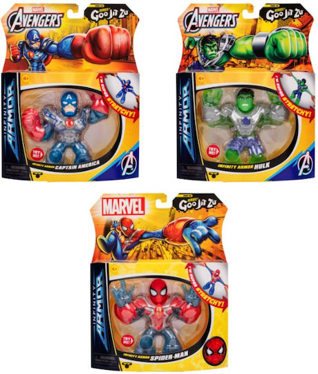 Marvel Παιχνίδι Μινιατούρα Goo Jit Zu για 4+ Ετών 12εκ. (Διάφορα Σχέδια)