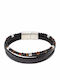 Art Men's Bracelet made of Leather