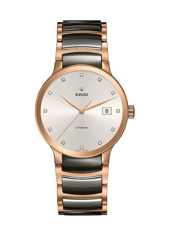 Rado Ρολόι Αυτόματο με Μεταλλικό Μπρασελέ Rado Ρολόι Αυτόματο με Μεταλλικό Μπρασελέ