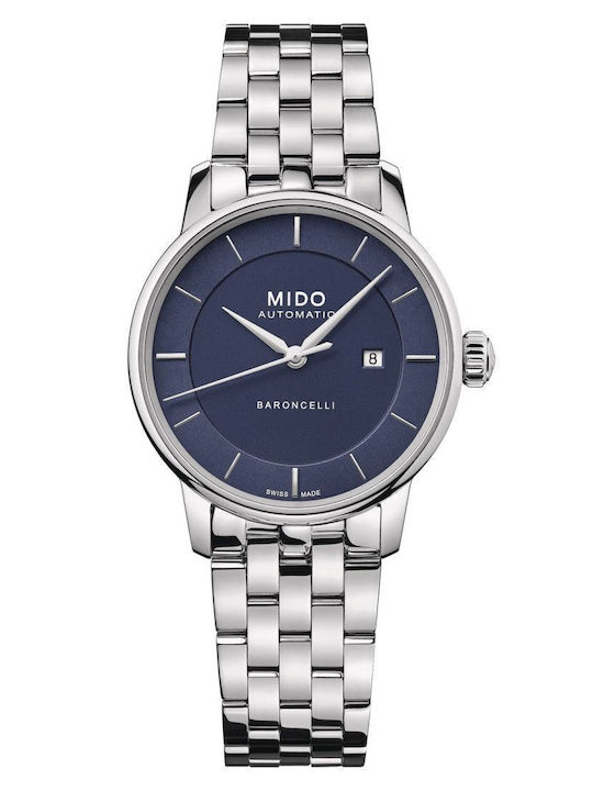 Mido Women's Watch Automatic with Silver Metal Bracelet