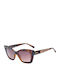 Kenneth Cole Women's Sunglasses with Brown Tartaruga Plastic Frame and Brown Gradient Lens