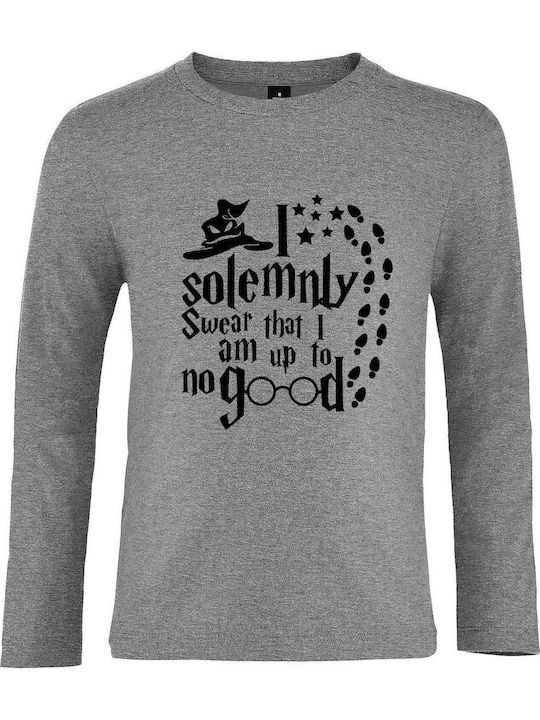 kirikoko Kids' Shirt Long Sleeve Grey Melange H...