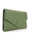 Small Leather Women's Wallet Classic Green