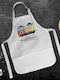 Sergio Perez F1 Red Bull Racing Chef Overall Kids Apron with 2 Pockets