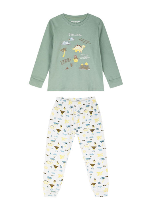 Energiers Kids' Pajamas Winter Multicolored Gino Dino