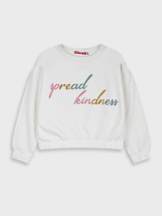 Kinder-Sweatshirt Ecru