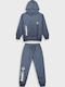 Kids Sweatpants Set Anthracite 2pcs
