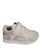 Kids Sneakers with Scratch Beige