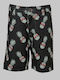 Kinder-Shorts/Bermudas Stoff Μαυρο