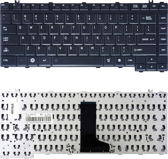 Клавиатура Laptop Keyboard Toshiba Satellite B550/b Mp-06860j0-3564 Us Код 40018us