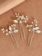 TakTakBaby Set of Kids Hair Clips with Hair Clip in Silver Color 3pcs
